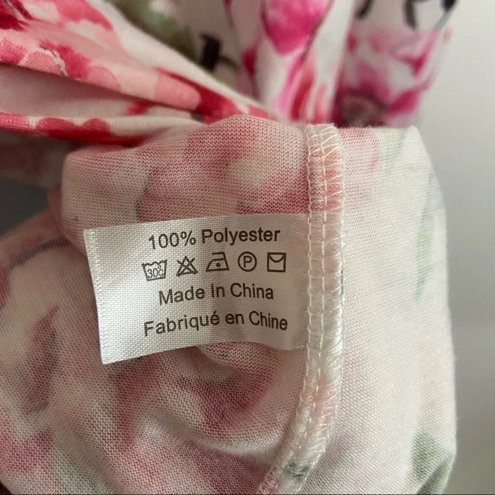 Show Me Your Mumu Brie Pink Floral Belted Robe OS Sleepwear Loungewear